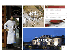 Tablet Screenshot of chateaumontjoly.com